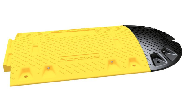 Schake Bodenschwelle - 50mm - Endstück A - schwarz, 3392-50A