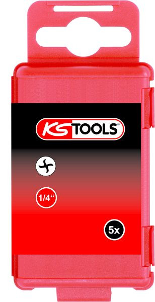 KS Tools 1/4" Bit Torq-Set®, 75mm, Nr.3, VE: 5 Stück, 911.8381