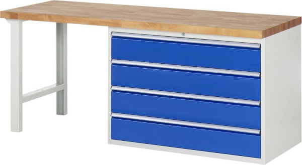 RAU Werkbank Serie 7000 - Modell 7709, B2000 x T700 x H840 mm, 13-7709A1-207B4S.11