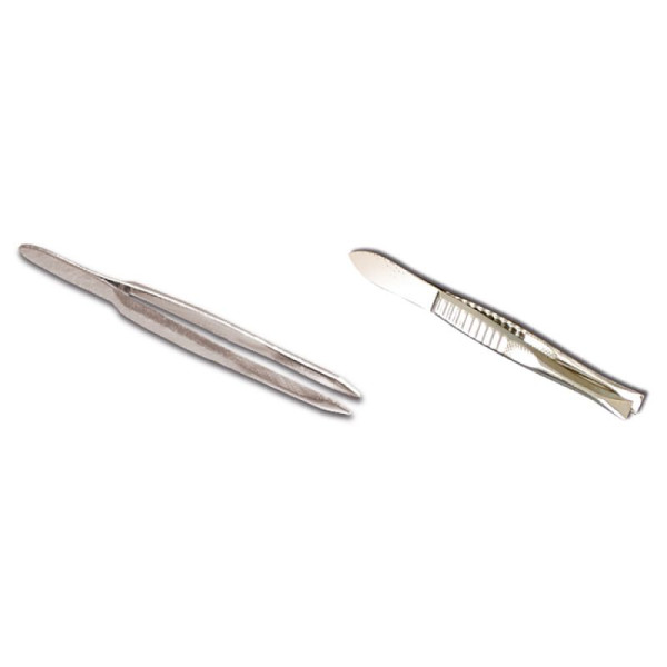 Stein HGS Pinzette, 80 mm /flach, 25530, 4063527607967