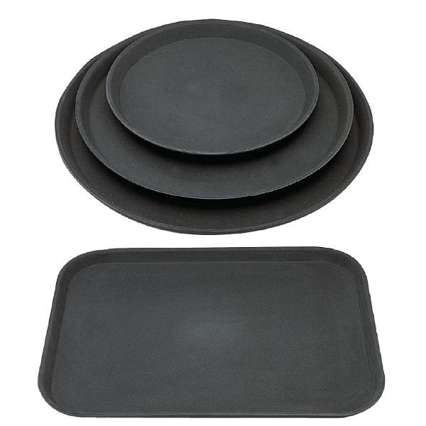 Olympia Sonderangebot Kristallon Polypropylen rutschfeste Serviertabletts Combo (12 Stück), S440