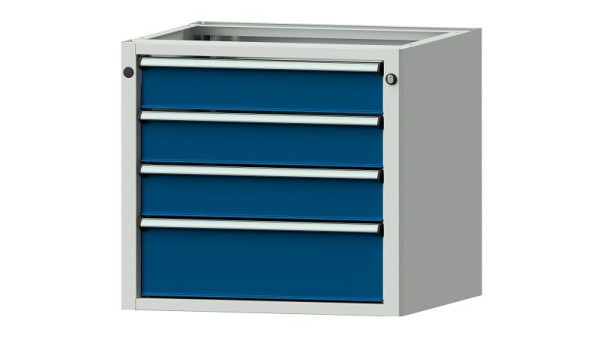 ANKE Werkbänke Unterbauschrank, Modell 1808 V, 660 x 615 x 600 mm, RAL 7035/5010, 402.522