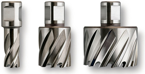 Fein HSS Nova 75 Kernbohrer mit 3/4 in Weldon-Aufnahme, Bohr-Ø 19 mm, Schnitttiefe 75, 63134190053
