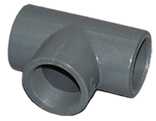 Cemo PVC-T-Stück 2", IG, für GFK-Fässer, 1547, 4052886224472