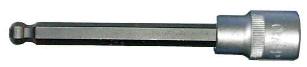 SW-Stahl Schraubendreheinsatz, 1/2", Innensechskant, 10 x 140 mm, Kugelkopf, 05010L-10