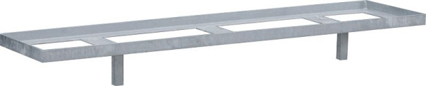 Schake Aufsatzteil zur Aufnahme von Fußplatten, verzinkt, 32000-A