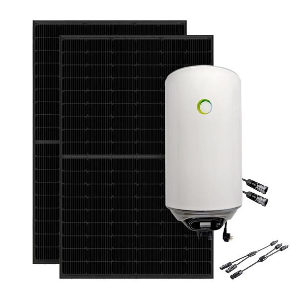 Offgridtec 900W Solaranlage mit 80L Fothermo Hybrid-Boiler zur Warmwasseraufbereitung, 4-01-018910