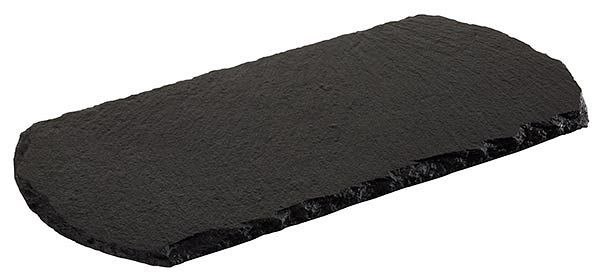 APS Naturschieferplatte -STARTER-, 20 x 10 cm, Materialstärke 4-7 mm, rutschfeste möbelschonende Füßchen, 00937