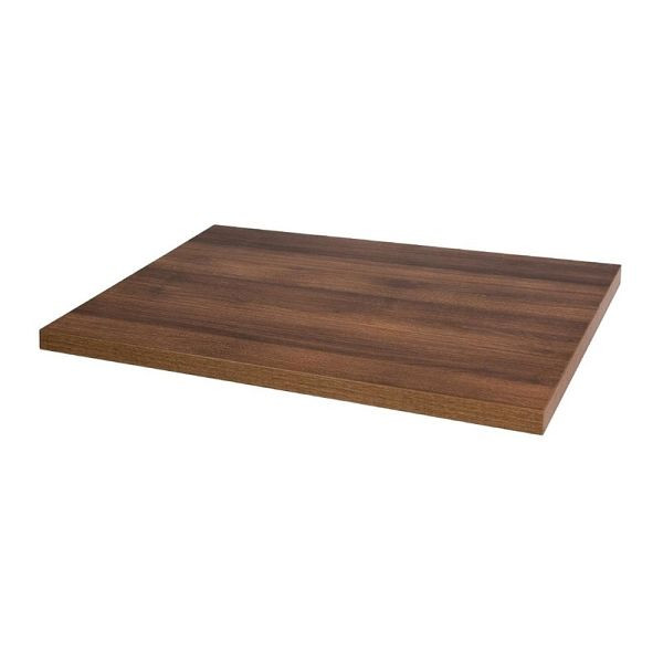 Bolero vorgebohrte rechteckige Tischplatte Rustic Oak 1100x700mm, DT442