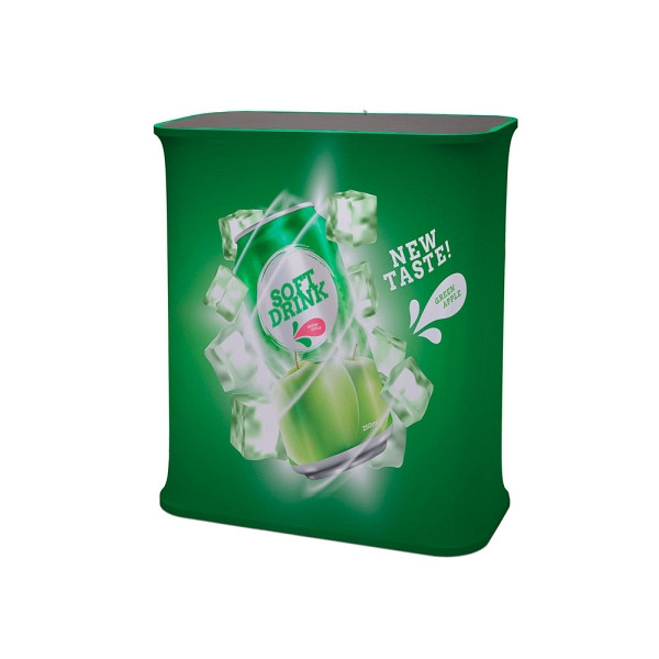 Showdown Displays Theke Bounce Up Tischplatte Schwarz LED, CBUTTB-LED
