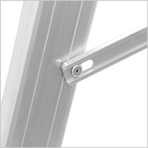 HYMER Starre Strebe für Mehrzweckleitern, Länge 528 mm, 0054085