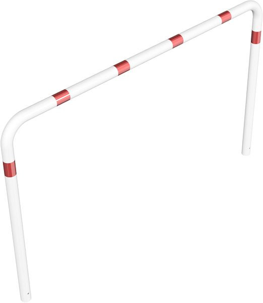 Schake Abweisebügel Ø 76 x 2,6 mm ohne Querholm zum Einbetonieren, Gesamtbreite: 2500 mm, Gesamthöhe: 1000 mm, 475_25B