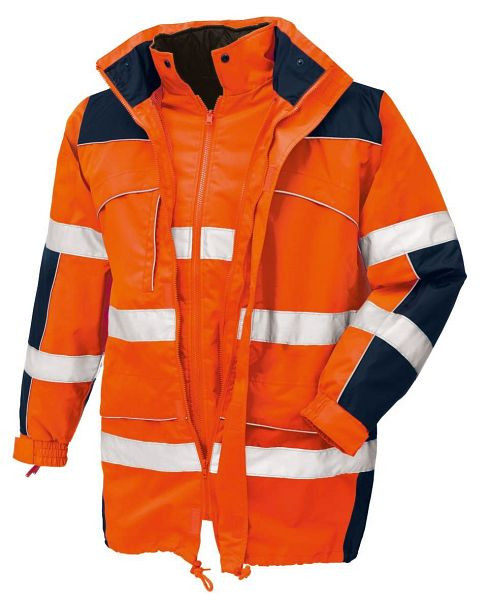 teXXor Warnschutz-Parka TORONTO, leuchtorange/navy, Größe: 4XL, 4109-4XL
