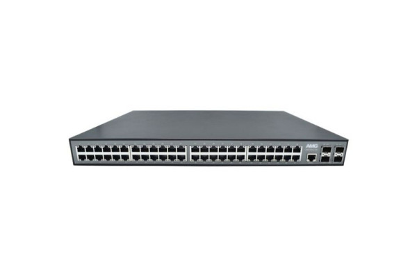 AMG Systems Managed Switch, 48 x 1GBT RJ45, 4 x 100/1000/10GFX SFP Slots, AMG510-48G-4XS