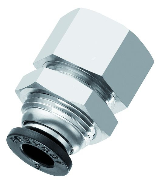 Prevost Gerade Einschraubverbindung für Trennwanddurchführung - zylindrischem Innengewinde-RPD TG, IG BSPP=G 1/8, für Außen-Ø=4mm, VE: 10 Stück, RPD TG0400