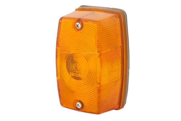 HELLA Blinkleuchte, Halogen, 12/24V, Anbau/geschraubt, Lichtscheibenfarbe: gelb, Stecker: Euroflachstecker, seitlicher Anbau/vorne/rechts, 2BA 002 324-021