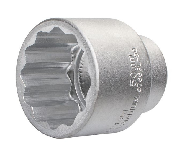 SW-Stahl Steckschlüsseleinsatz, 3/4", Zwölfkant, 50 mm, 07663L-50