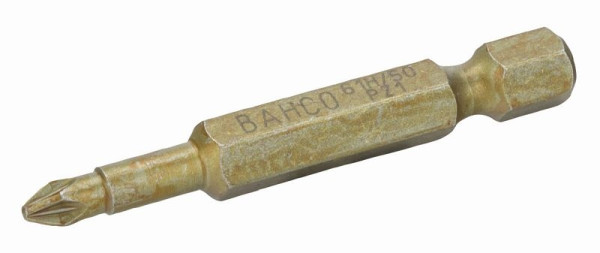 Bahco 1/4" Bits, 50 mm, extrahart, PZ 1, 5er Pack, 61H/50PZ1