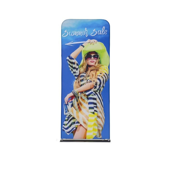Showdown Displays Zipper-Wand Banner 80x200cm Druck doppelseitig, ZWB080-200GDS