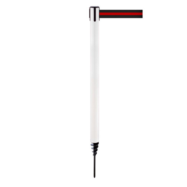Stein HGS Personenleitsystem -P-Line Outside-, weiß, schwarz/rot/schwarz waagerecht (gestreift), mit Sicherheitsverschluss (selbstlösend), 37690-0602