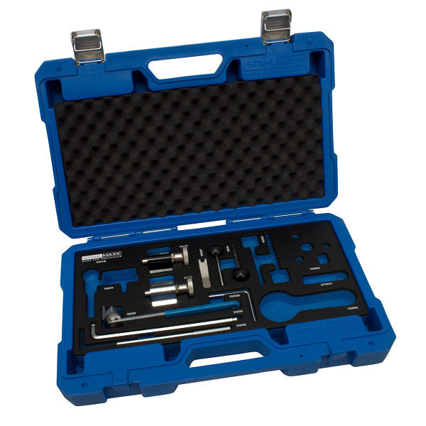 Stahlmaxx Werkzeug für die Steuerzeiten wie VAG 1,2 / 1,4 / 1,6 / 1,9 / 2,0 TDI CR Diesel, XXL-999118-1