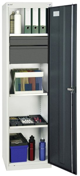 stumpf TM Werkzeug- und Materialschrank 3000, RAL 7035/7016, 2 Schubladen (1 x 100, 1 x 200 mm), 3 Wannen, 3005771