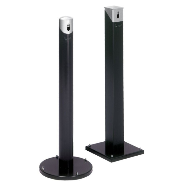 Stein HGS Standascher -Cubo Bella-, rund/365x1005mm (ØxHöhe), weiß-gelb, 16204