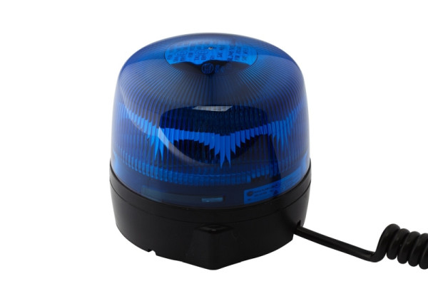 HELLA LED-Blitz-Kennleuchte, RotaLED, 12/24V, blau, Kabel: 600mm, Stecker: DIN ISO 4165, 2XD 012 878-121