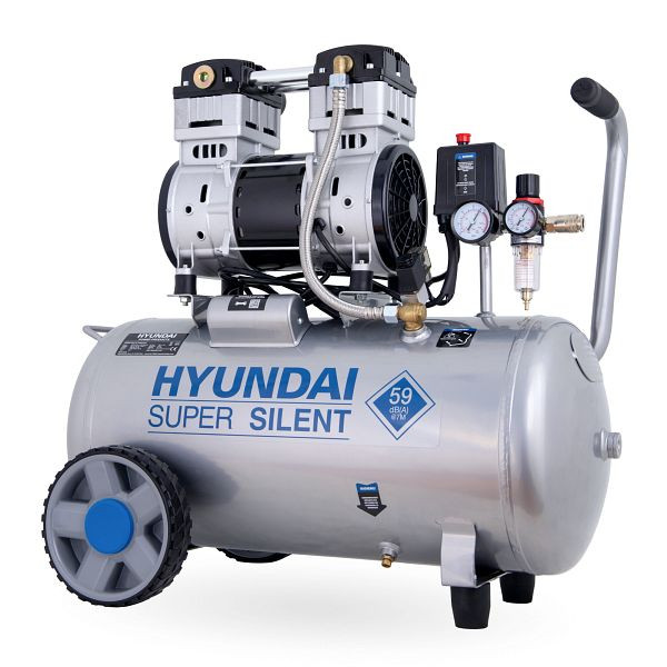 HYUNDAI Silent Kompressor, Druckbehältervolumen: 50 l, max. Ansaugleistung: 232 l/min, SAC55753