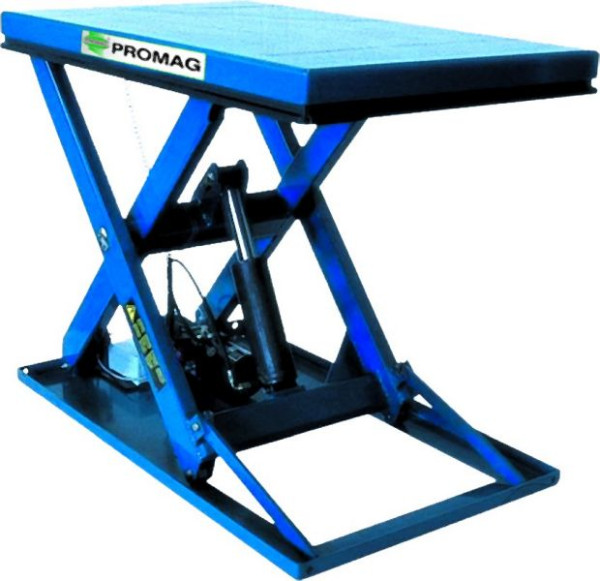 PROMAG Kompakter Hubtisch, Tischplatte 1350x800 mm, Traglast 1000 kg, 05-085
