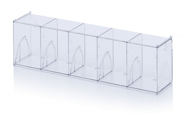 Auer Kippkastenmodule glasklar, LxBxH: 60 x 13,3 x 16,4 cm, KM 5