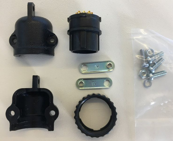 ELMAG HF-Stecker 10 polig für WIG-Inverter CEBORA (auch für Fernregelanschluß), 9505580