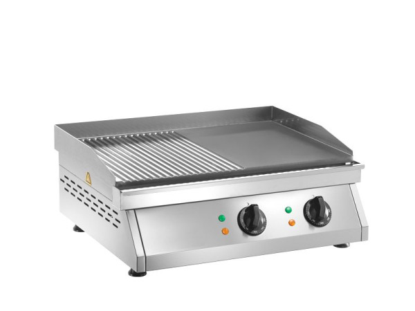 Locher Elektro-Grillplatte 1/2 gerillt LFT2M, 122404