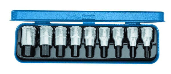 GEDORE Schraubendreher-Satz 1/2" 9-teilig 5-17 mm, 6156250
