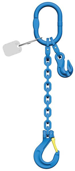 Pewag Anschlagkette mit Verkürzungsmöglichkeit und Kuppellasthaken WINPRO 10 I AWP-KHSWP-PWP 3000 CONNEX, 4013374