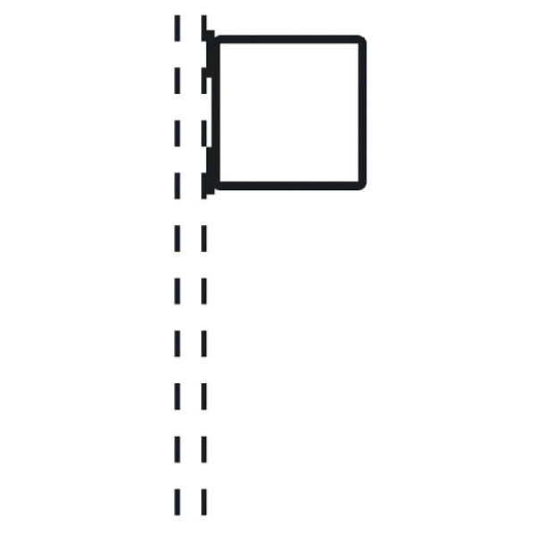 Stein HGS Rohrrahmen Typ 21, 600x600 mm, Ø RR 26,9/1,75 mm, inkl. Rohrschelle Ø 108 mm, afs32291