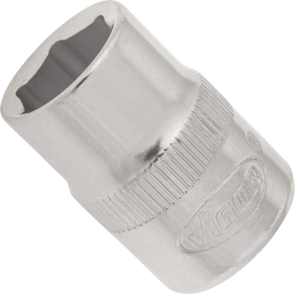 VIGOR Steckschlüsseleinsatz, Vierkant hohl 10 mm (3/8 Zoll), Außen-Sechskant Profil, 11 mm, V2273N