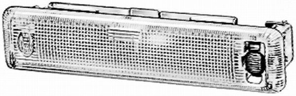HELLA Innenraumleuchte, Halogen, 12/24V, 5W, 10W, K (10W), geschraubt/Schraubanschluss, Scheibenfarbe: glasklar, Innenraum, 2JA 001 357-037