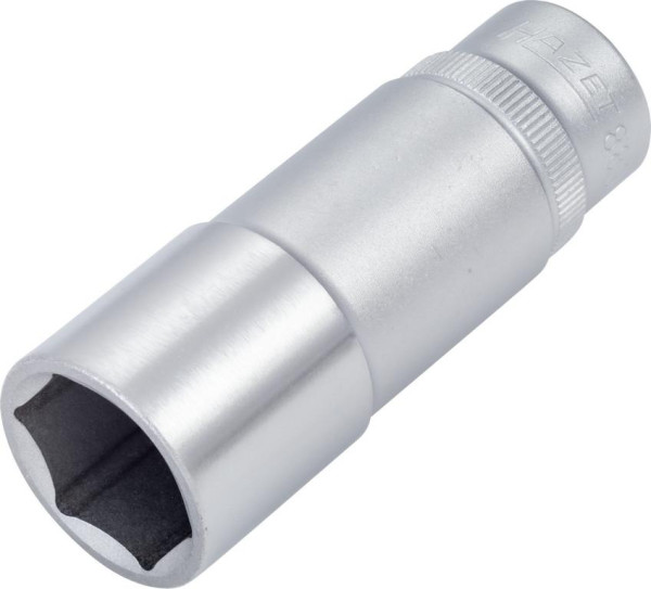 Hazet Steckschlüsseleinsatz, Sechskant, Vierkant hohl 10 mm (3/8 Zoll), 18 mm, Lange Ausführung Mit Rändelung, 880LG-18