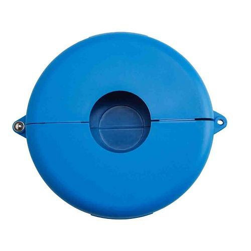 DENIOS Absperrvorrichtung für Durchgangsventile, 165 bis 254 mm, blau, 311950