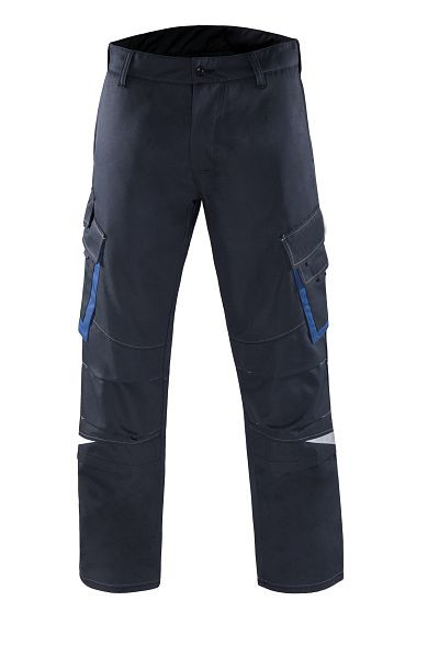 ROFA Bundhose 2211 - zweilagig, Größe 60, Farbe 560-granitgrau-royalblue, 5122211-560-60