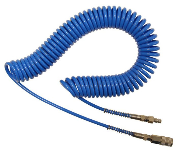 ELMAG PROFI Spiralschlauch-Set, Ø 8x12 mm, 6 m, PU, max. 15 bar, 42104