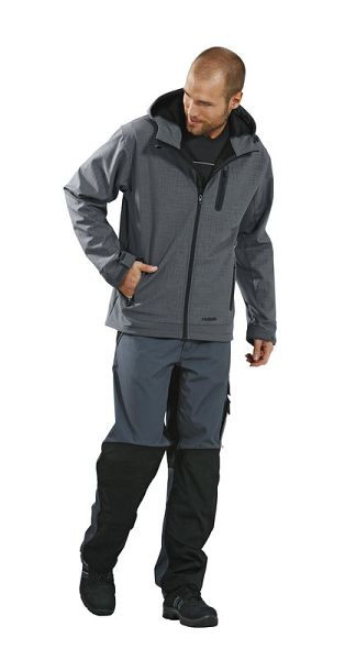 Planam Outdoor Cube Softshelljacke, schiefer, Größe L, 3701052