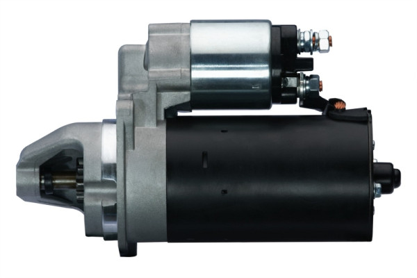 HELLA Starter/Anlasser, 12V, 1.8kW, Zähnez.: 9, Drehrichtung: Drehrichtung gegen den Uhrzeigersinn, 8EA 015 642-021