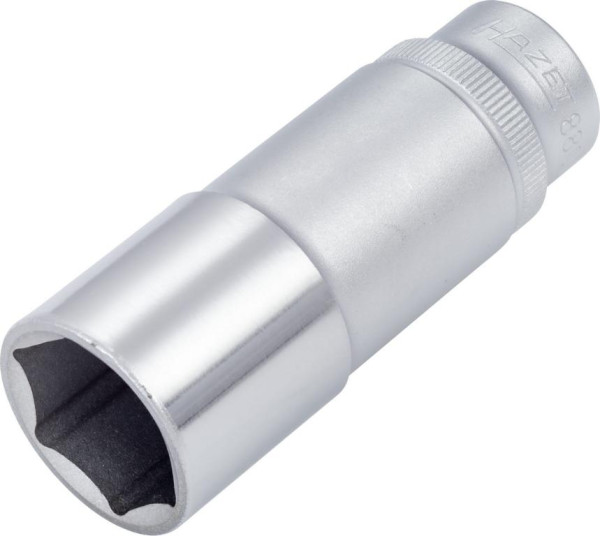 Hazet Steckschlüsseleinsatz, Sechskant, Vierkant hohl 10 mm (3/8 Zoll), 20 mm, Lange Ausführung Mit Rändelung, 880LG-20