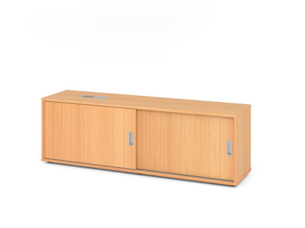 Hammerbacher Sideboard 1751S, 1,5 OH, Buche / Buche, 160x40x52cm, 1 verstellbarer Fachboden, XMST, XDSM, XBHM, XB, V1751S/6/6