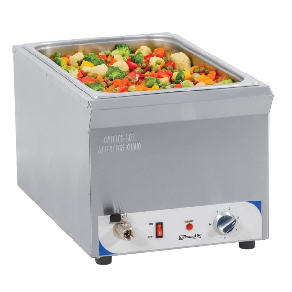 Casselin Bain-Marie mit ablasshahn GN1/1 - 200 mm, CBMV200
