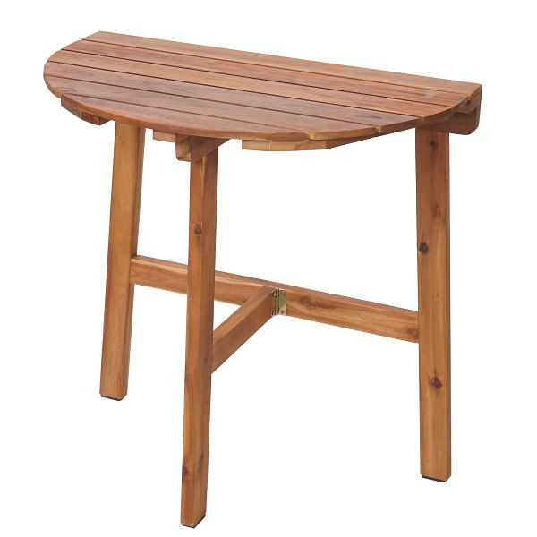 Mendler Klapptisch HWC-L19, Gartentisch Balkontisch, In-/Outdoor klappbar Akazie Holz FSC®-zertifiziert 71x70x34cm, 98576