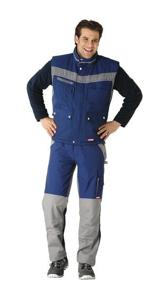 Planam Plaline Winterweste, marine/zink, Größe 4XL, 2582068