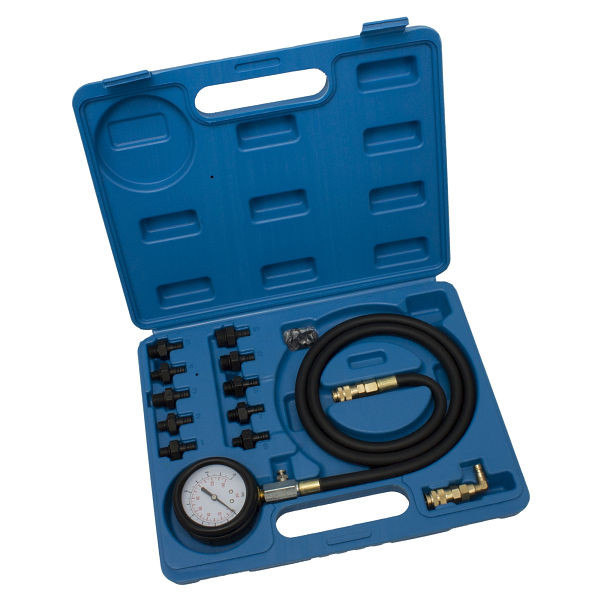 RepTools Universal Öldrucktester / Öldruckprüfer, 0–10 bar, 12-tlg, XXL-117914